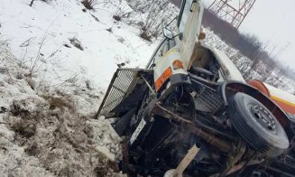 Accident: O cisternă care transporta peste cinci tone de motorină s-a răsturnat în Floresti. Traficul este blocat pe DN1