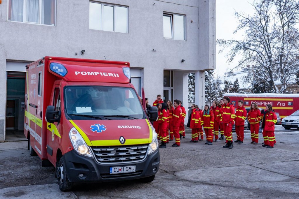 Planuri mari pentru 2019. "Bărboșii" vor să mai cumpere încă o ambulață pentru SMURD Cluj