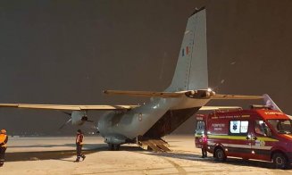 Copil în stare gravă, preluat de la Cluj de o aeronavă a MApN şi transportat la Bucureşti