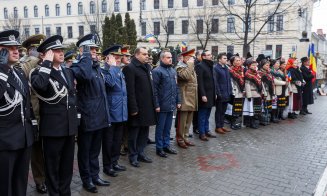 Mica Unire. Hora Unirii şi ceremonialul militar la statuia lui Cuza din Cluj