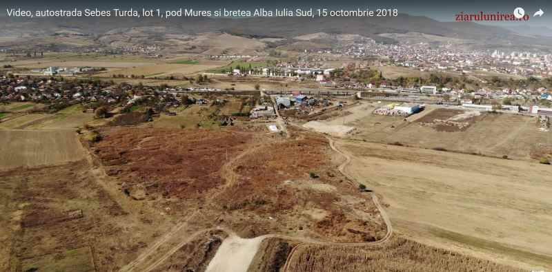 Autostrada Sebes-Turda, împiedicată de o groapă de gunoi. S-au reluat însă lucrările la podul peste Mureş