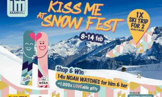 Iulius Mall Cluj te trimite să-ţi sărbătoreşti dragostea într-o vacanţă la ski, în Franţa, la Snow Fest