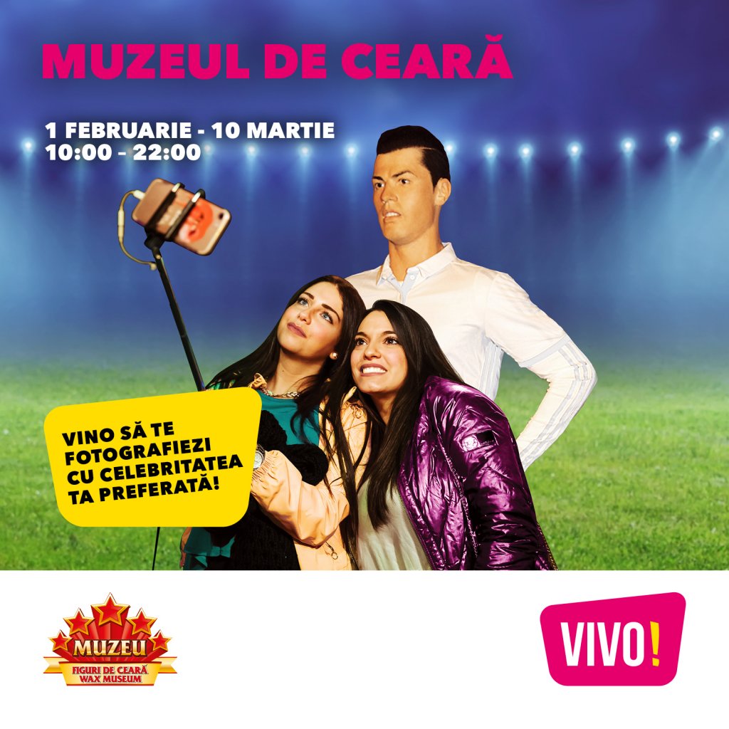 Expoziţia Figurilor de ceară este la VIVO! Cluj-Napoca
