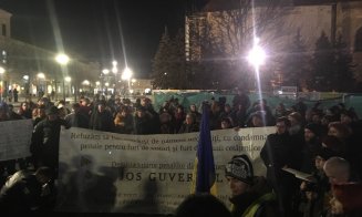 Clujul o susține pe Kovesi. Sute de oameni au ieşit în stradă