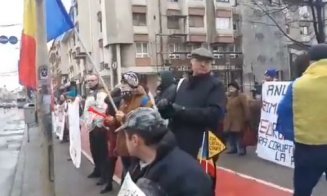 Protest şi la Prefectură: "Cluj fără dictatură"