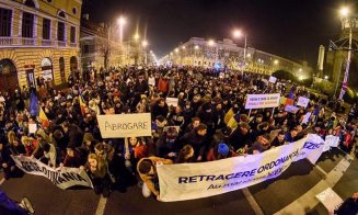 Protest la Cluj. Abrogați și apoi plecați!