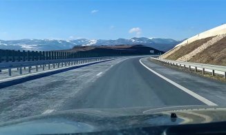 Imagini spectaculoase de pe cei 62 de km de autostradă din jurul Clujului