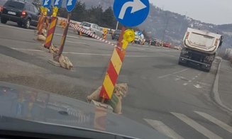 Lucrările la Podul „N” îi încurcă pe şoferi: "Coloana e până în Floreşti, ar putea lucra noaptea"
