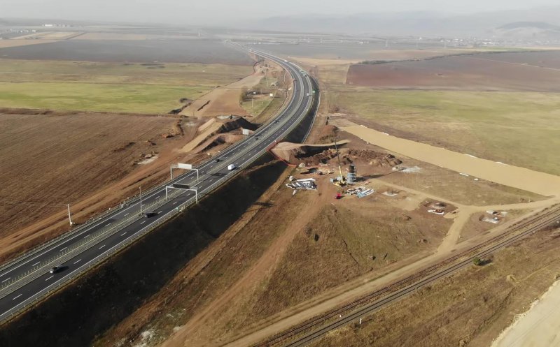 Inspecţie de la Transporturi şi CNAIR pe autostrada Sebeș-Turda. Gata în 2019