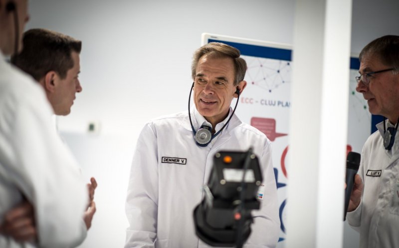 Big boss of Bosch, în inspecție la Cluj. S-a dat cu mașina cu tehnologie autonomizată