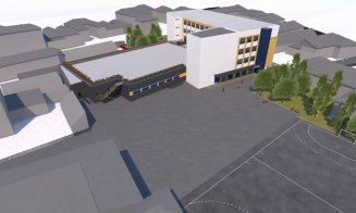 Cum va arăta şcoala "verde" din centrul Clujului, modernizată cu bani europeni