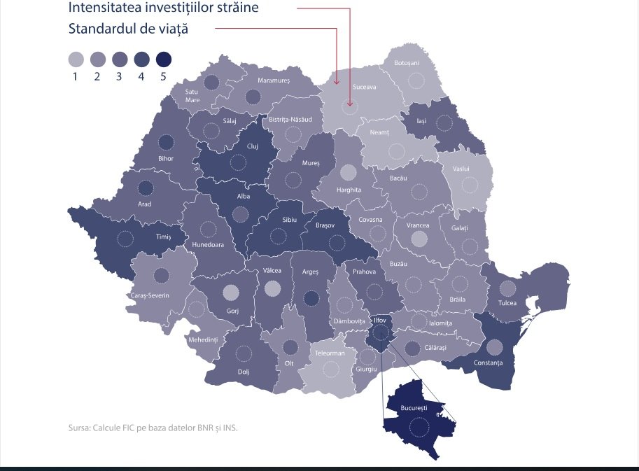 Clujul, în topul județelor cu cele mai mari investiții străine