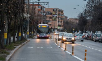 Bandă dedicată pentru bus şi biciclete, de AZI, în Gheorgheni