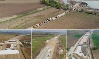 Mobilizare pe cel mai lung lot al Autostrăzii Sebeş-Turda