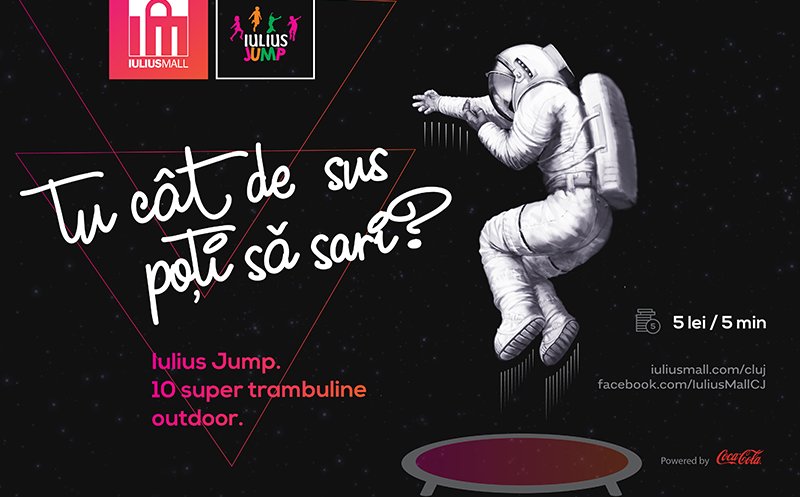Chef de distracţie? S-au redeschis trambulinele din Iulius Parc