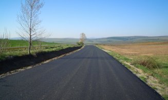 Asfalt pe drumul Vâlcele – Aiton