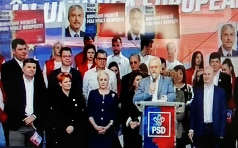 Miting PSD la Galaţi: Dragnea: Iubim Sibiul, dar îi urâm pe trădători / Dăncilă: Unii vin cu jigniri, noi venim cu proiecte