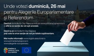 EUROPARLAMENTARE. Află unde votezi duminică, la Cluj-Napoca