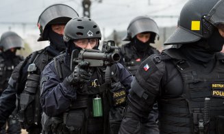 Exerciţiu cu poliţişti din Europa în gara din Cluj-Napoca