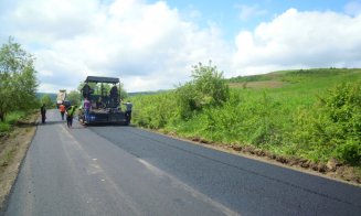 Asfalt pe DJ 109C Gherla – Fizeșu Gherlii - Țaga – Geaca – DN16