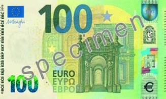Cum arată noile bancnote de 100 și 200 de euro care au intrat în circulaţie
