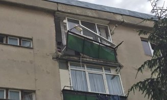 Explozie într-un apartament din Turda. Un bărbat a fost rănit