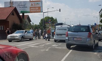 Pieton lovit în Floreşti. Trafic blocat spre Cluj