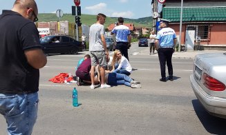Pieton lovit pe trecere, în Floreşti. Trafic blocat spre Cluj