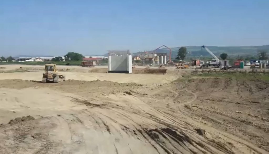 Autostrada Transilvania. Imagini LIVE de pe șantierul nodului  Iernut