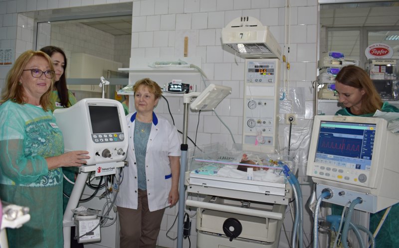 Aparatură vitală pentru prematuri, la un spital din Cluj / Cel mai mic bebeluș salvat avea 470 de grame