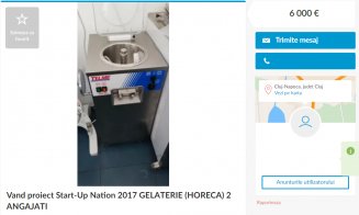 Proiecte Start-Up Nation, scoase la vânzare, la Cluj/ Ce afaceri sunt vândute şi de ce