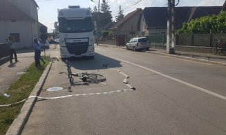 Biciclist lovit de TIR în Câmpia Turzii