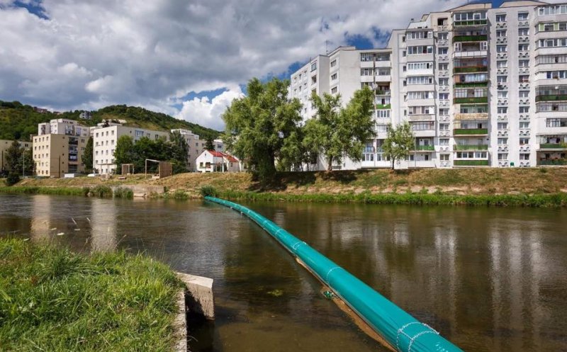 Nou sistem de colectare a deșeurilor de pe râul Someș, la intrarea în Cluj-Napoca