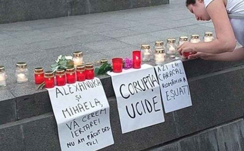 „La Caracal, România a eşuat”. Protest la Cluj-Napoca, faţă de intervenţia defectuoasă pentru salvarea Alexandrei