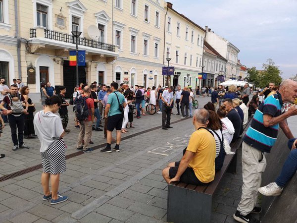 Crima de la Caracal: A doua seară de proteste la Cluj Napoca