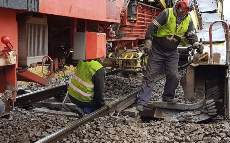 Trafic feroviar blocat lângă Câmpia Turzii