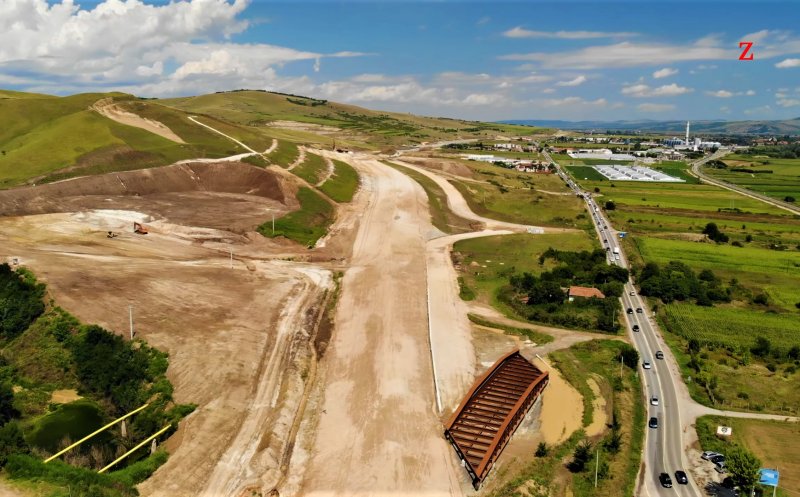 Vești bune de pe două loturi de autostradă de lângă Cluj! Constructorii italieni fac progrese importante