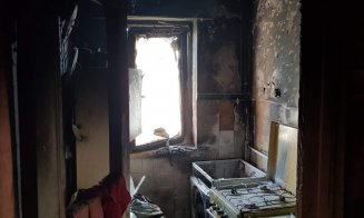 Un apartament din Turda era să sară în aer. A plecat din locuință lăsând aragazul aprins
