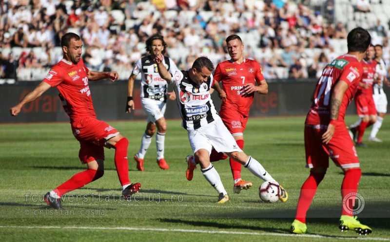 Derby-ul dintre Universitatea Cluj și UTA a fost amânat. Când s-ar putea disputa partida