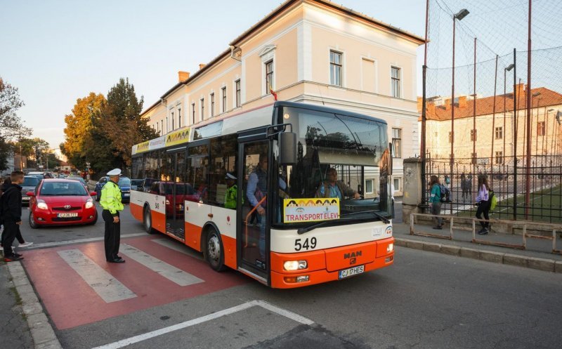 12 trasee pentru autobuzele şcolare din Cluj, din 9 septembrie. Încă două cartiere sunt luate în vizor