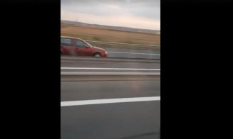 Pe contrasens, pe Autostrada Transilvania