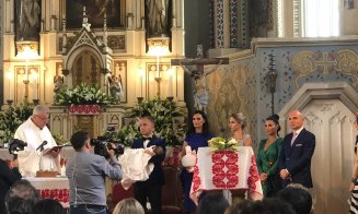 Rareş Bogdan şi-a botezat fetiţa la Cluj
