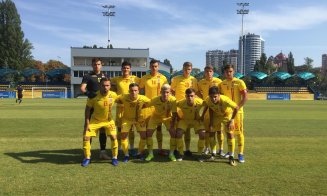 Cu doi clujeni în teren, România U19 a învins Ucraina