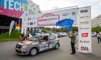 Boc și Tișe, între 100 de șoferițe. Au dat startul Women Rally
