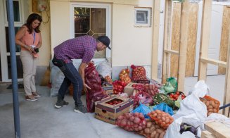 O tonă de legume şi fructe, donaţie pentru centrele de îngrijire din Cluj