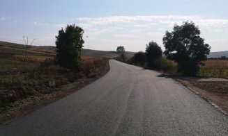 Primul strat de asfalt pe Drumul Bistriței