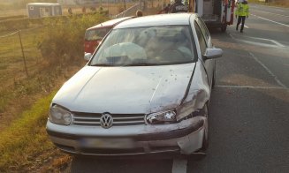 Accident în Vâlcele. Două persoane au fost rănite