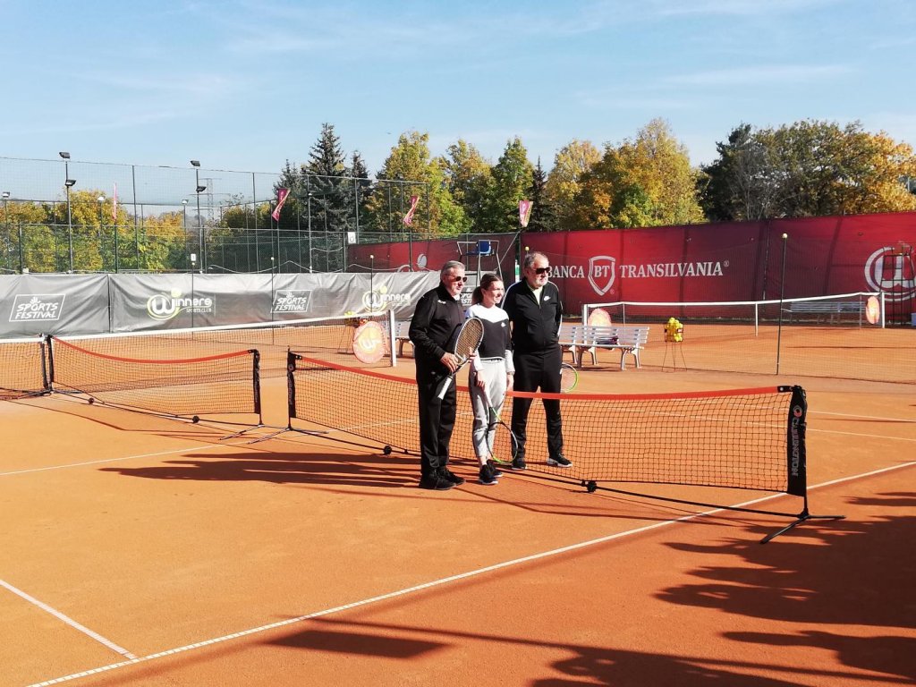 Halep, Năstase și Țiriac la Cluj-Napoca. Sute de copii au avut șansa să își întâlnească idolii