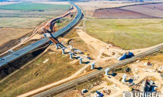 Cum arată nodul rutier Sebeș, după ce autostrada A10 a supratraversat A1
