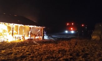 Incendiu violent în Călățele